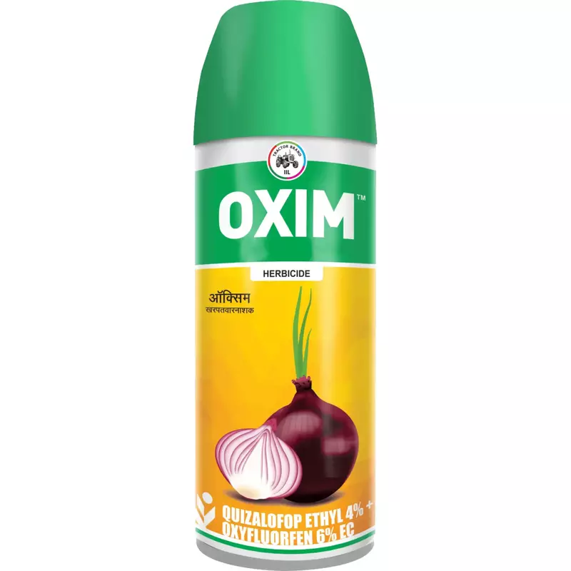 Oxim (Quizalofop Ethyl 4% + Oxyfluorfen 6% EC)-(Insecticides (india) Ltd)