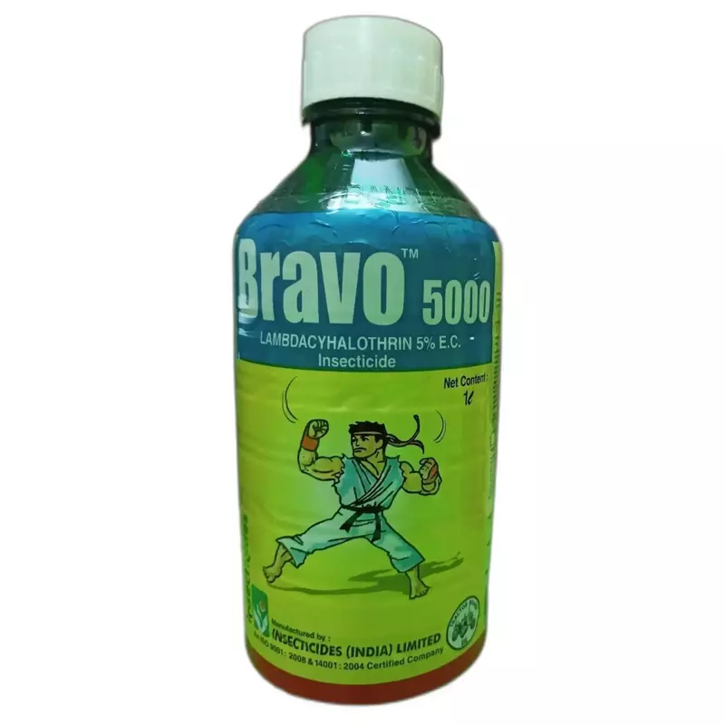 Bravo 5000 Lambda Cyhalothrin 5% Ec-(Insecticides (india) Ltd)